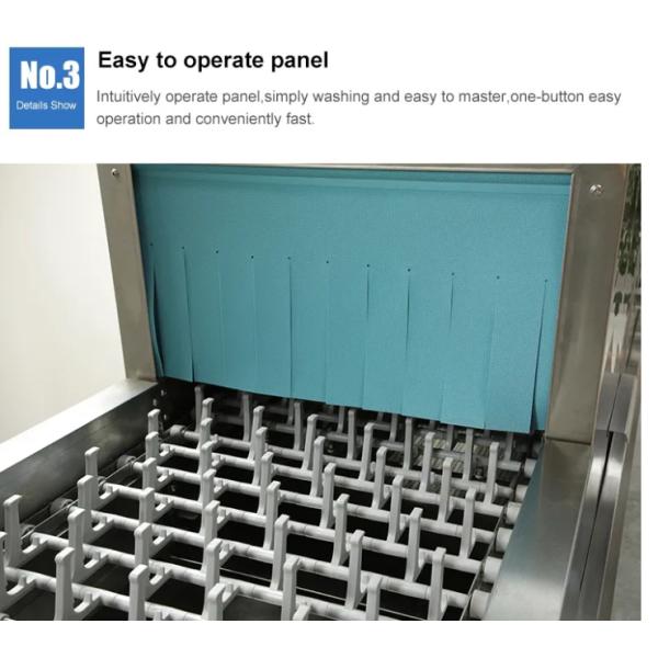 380V Large Commercial Dishwasher Flight Type Intelligent Touch Control