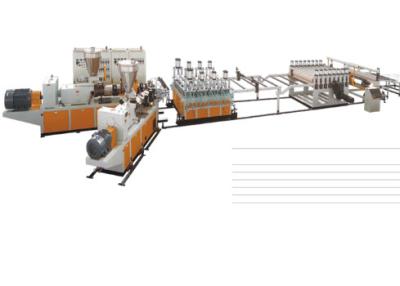 JWELL PVC Skinning WPC Foaming Board Door Making Machine PVC Profile Extrusion Line