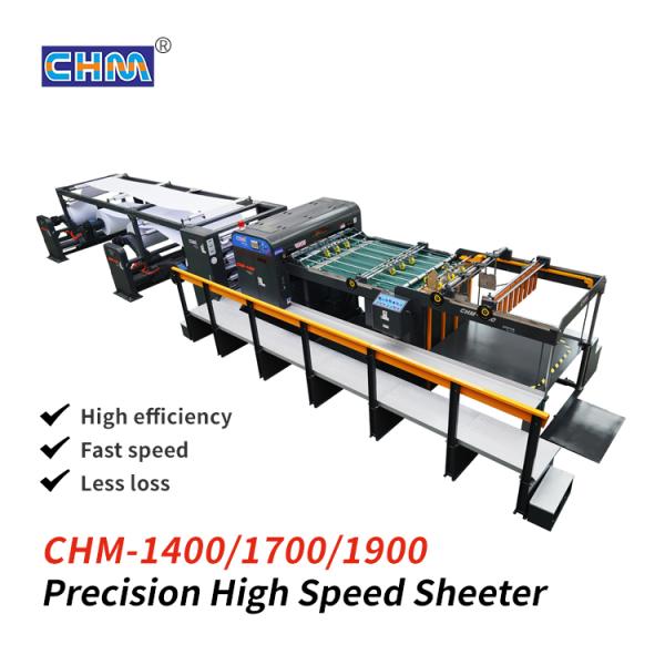 27kW 300m/Min CHM Machinery CE Roll Paper Cutting Machine