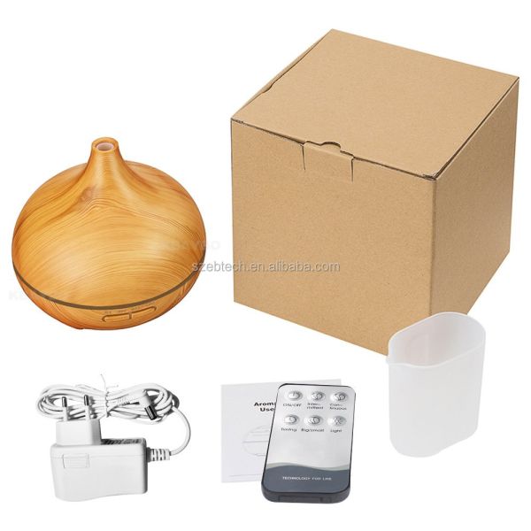 Hot Sale Factory OEM Home Appliances Air Purifier 300ml Wood Grain Aroma Essential Oil Diffuser Humidifier for Large Room Office