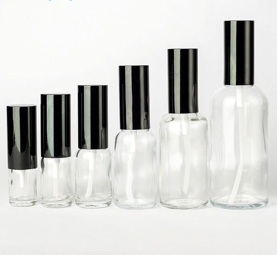 Aluminum Glass Mist Spray Bottle 10ml 30ml Refillable Glass Perfume Spray Bottles Atomiser