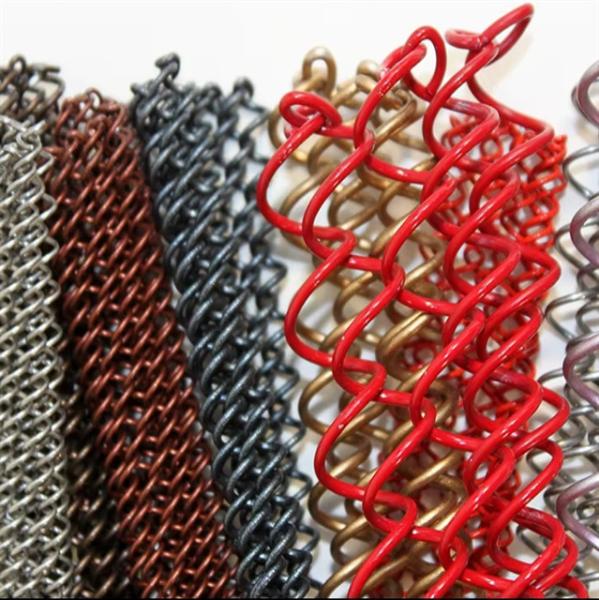 Fashion 316 Stainless Steel Decorative Wire Mesh For Restaurant Or Hotel Curtain New Design