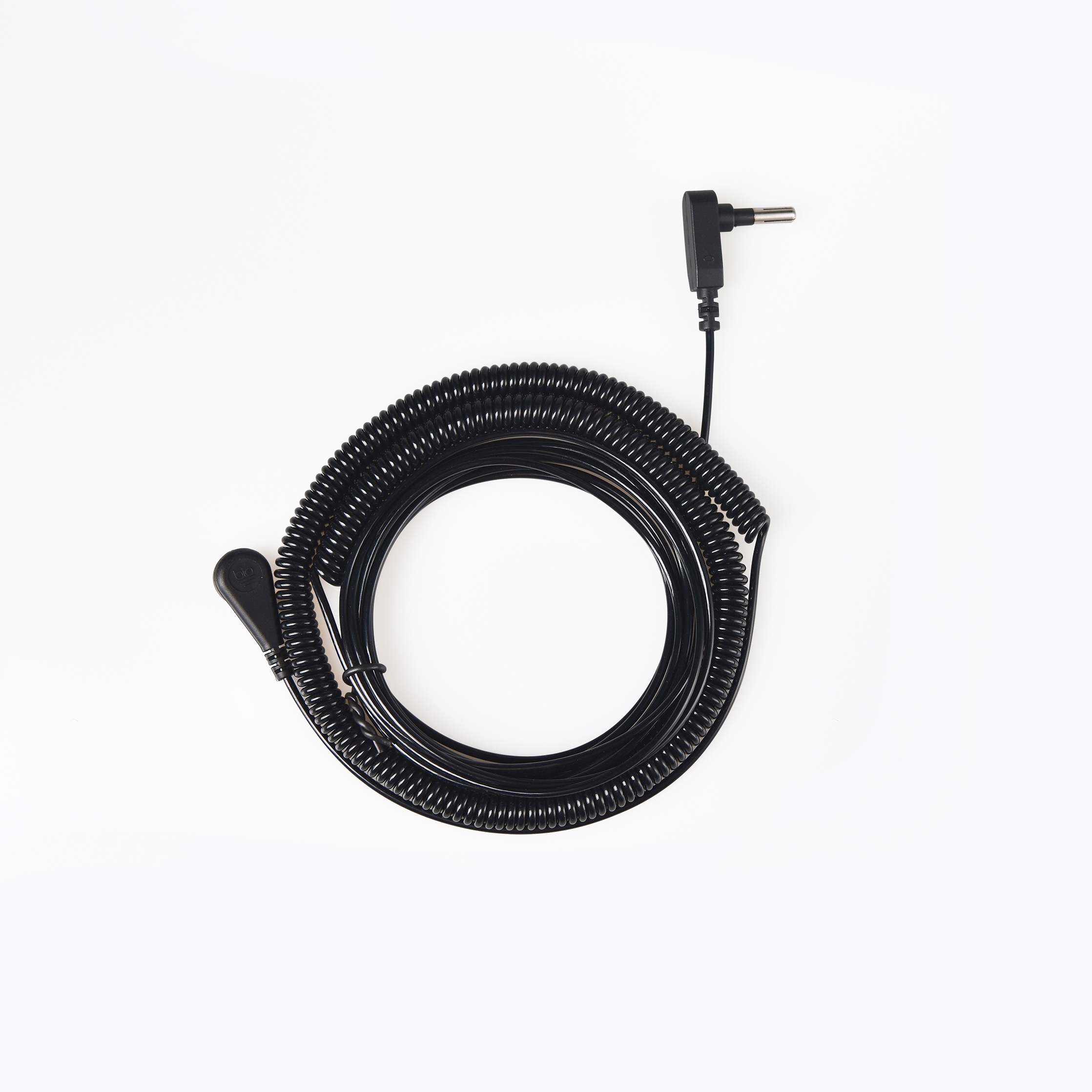 Earthing Bed Coil Cord Manufacturer Grounding Cord Coil 20 FT Black Using Conductive Mouse Pad and Universal Mat