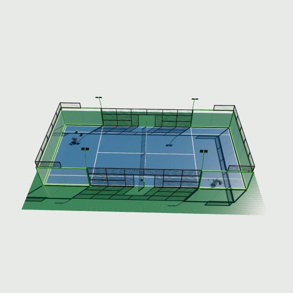 Full Set  Football Fields Football Padel Court