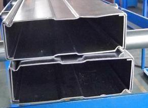 Automatic Steel Roller Forming Machine , Car Cross Beam Cold Roll Forming Machine