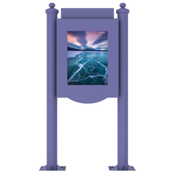 43 Inch LCD Digital Bus Stop Advertising IP55 IP65 Protective Level