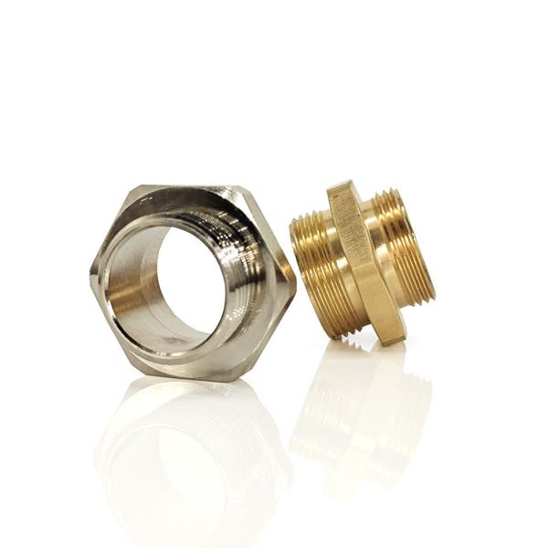 ISO9001:2015 Certified DIN Standard Customizable Stainless Steel Brass Tube Nut for Industrial Applications