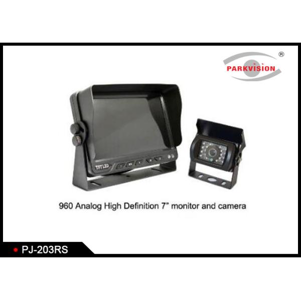 4.3" Color Bus Reverse Camera Monitor With Camera And Ultrasonic Sensors