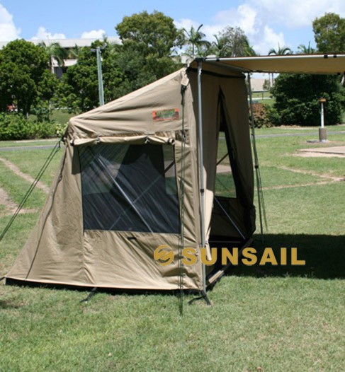 Four-season Tent and Canvas Fabric for Travel-friendly Car Side Awning