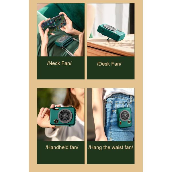 USB Mini Portable Handheld Fan 2000mA ABS Small Hand Fan Battery Operated