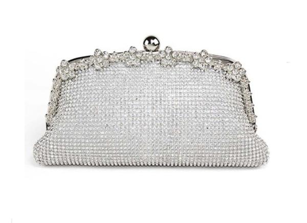 Classic full crystal rhinestone clutch dinner evening lady bride bridesmaid diamond-encrusted dinner clutch bags