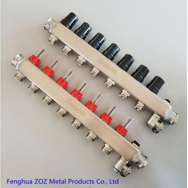 Manifold for water circulation floor heating system，Water Manifold Radiant Floor Heating System