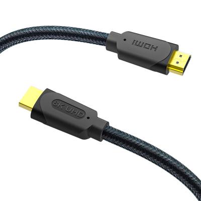 Gold Plated Connectors Premium HDMI Cable Velcro Ties 48Gbps For 4K 60Fps Apple TV