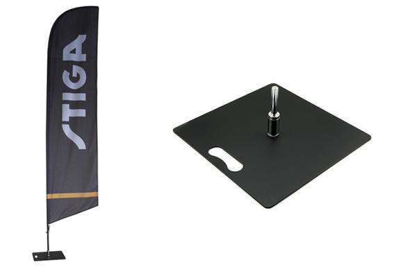 Portable Outdoor Advertising Flags And Banners For Quick Exhibition , 70x300 cm