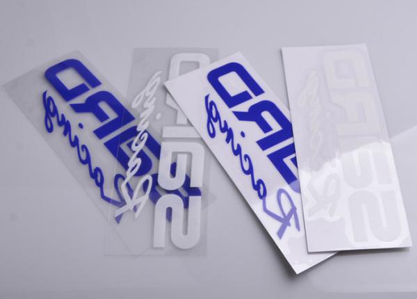 Custom Printed UV resistant transparent liner clear adhesive vinyl car decal sticker
