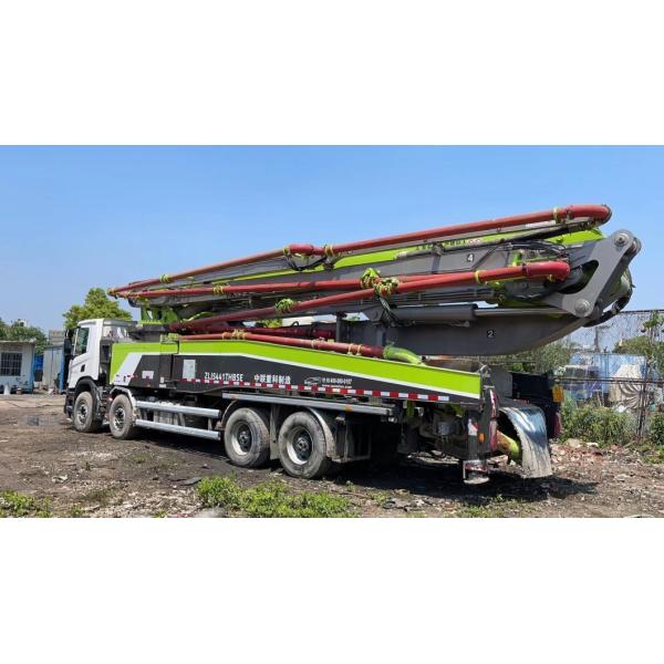 Semi-Dry Shotcrete Ready-Mix Concrete Pump Truck with Zoomlion 56meter Used Pump Offer
