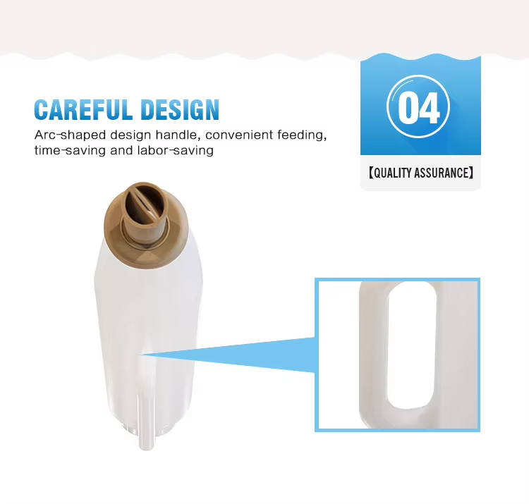 2L Capacity Calf Milk Feeder Bottle with Soft Silicone Nipple and Ergonomic Handle Design for Livestock Feeding