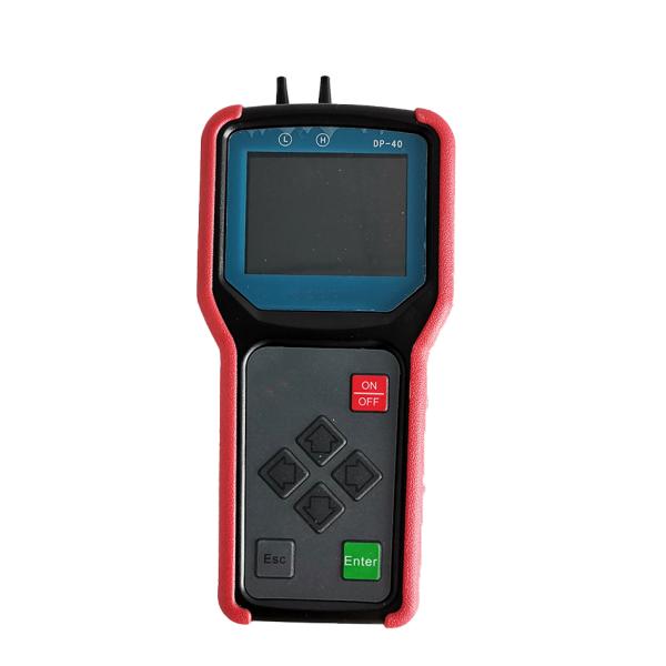 Medidor de presión diferencial digital DP-40, rango ±500Pa