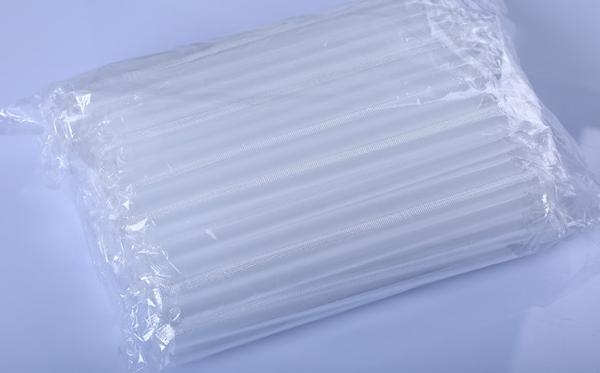Wrapped Biodegradable Plastic Straws Individually Compostable PLA Drinking