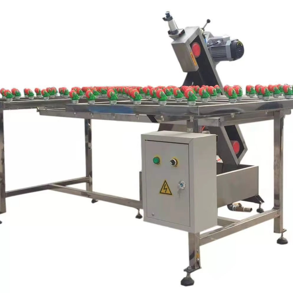 Manual Glass Edge Grinding Machine with Abrasive Belts Designed for Glass Processing Machinery