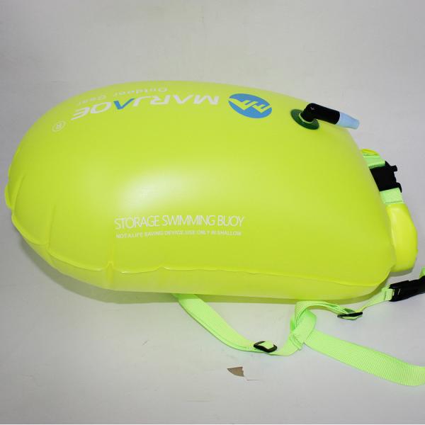 0.35mm Pvc Safety Swim Buoy For Swimmers Open Water / Triathlon