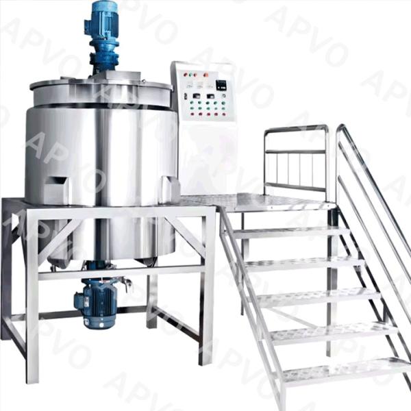 1000L 65RPM  Liquid Detergent Mixer Dish Washing Liquid Chemical Mixing Machine