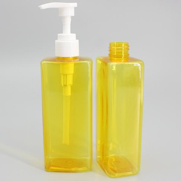 Garrafas plásticas vazias Cuboid do champô 250ml do ANIMAL DE ESTIMAÇÃO 24mm