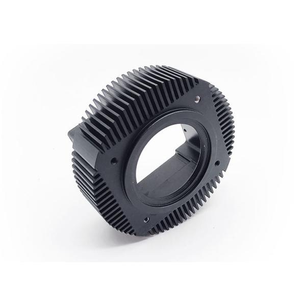 Чернота анодировала алюминиевый теплоотвод профилирует штранг-прессование 6005 6005 ливня