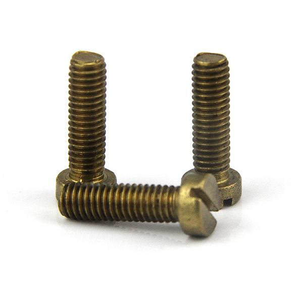 Brass Slotted Drive Fillister Head Machine Screws Brass Fillister Head Machine Screws