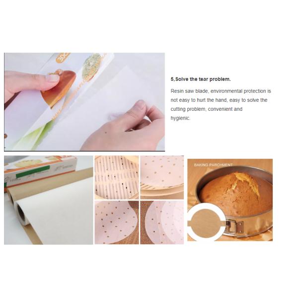 Крен пергаментной бумаги отпуска масла веса 100gsm ширины 160cm покрытый силиконом