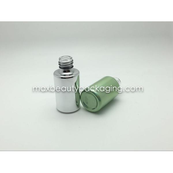 high quality thick and strong powder coating gel bottle uv metallic color finish gel bottle nail polish packaging
