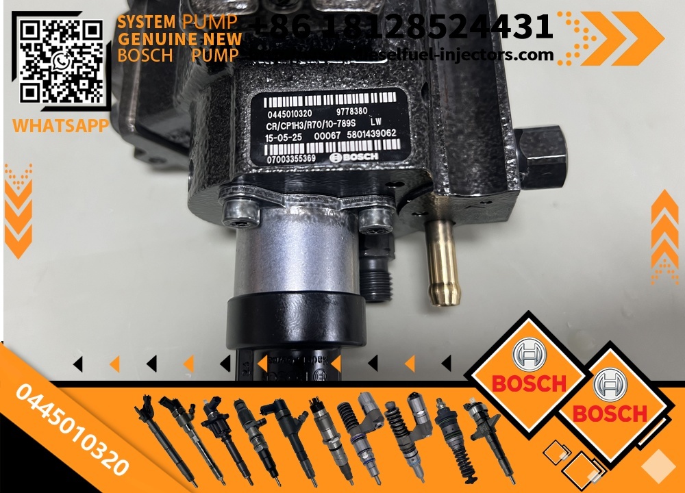 New Diesel Common Rail High Pressure Injection Pump 0445010320 0 445 010 320 5801439062 for