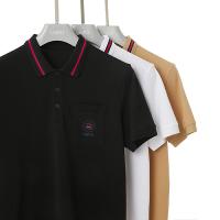 Short Sleeve Men'S Polo Shirts with 95% Polyester 5% Spandex Material
