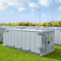 Sistema de energia solar de 100 kW 250 kWh Contenedor de armazenamento de energia de bateria ao ar livre de 5 pés