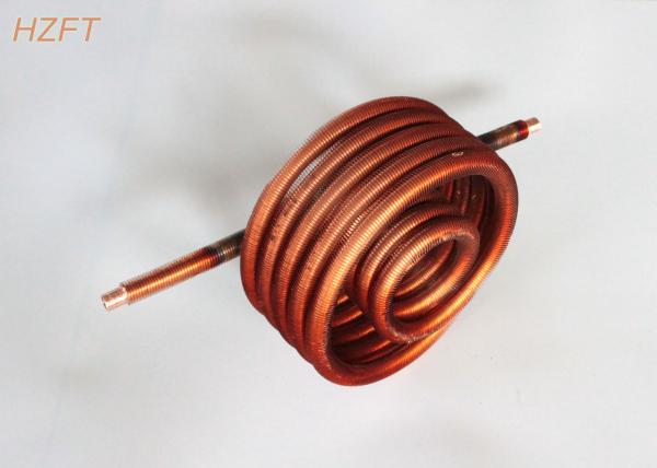 Aqueça a troca cobre/água de Cupronickel serpentina de aquecimento a espessura da aleta de 0.75MM para o tanque de água