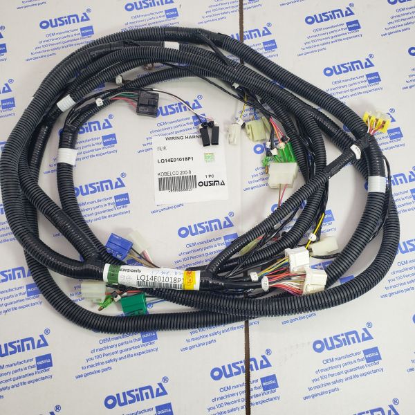 Excavator Wiring Harness LQ14E01018P1 For KOBELCO 200-8