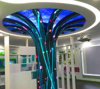 Écran d'affichage à LED de forme personnalisée à l'intérieur P2 P2.5 P3 Écran d'affichage publicitaire à LED