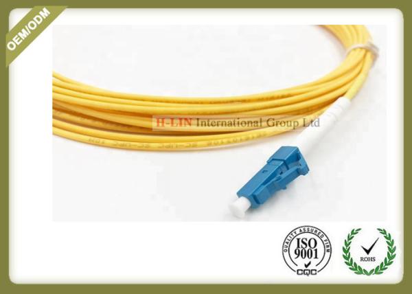 LC UPC Fiber Optic Patch Cord  High Return Loss For Jumper Connection