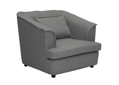 Light Gray Linen Sofa / Simmons Upholstery Sofa Elegant Living Room Furniture