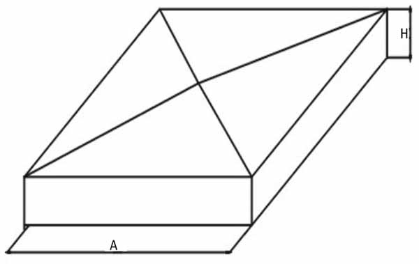 Steel cover CV602, square, galvanized