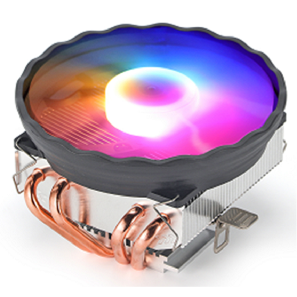 Universal CPU Cooler, 4 Copper Heatpipes, 120mm Fan,2500RPM,FM/AM3/AM4/AM5/LGA115x/1200/1366/1700/2011, Hydraulic Bearing, 20dB
