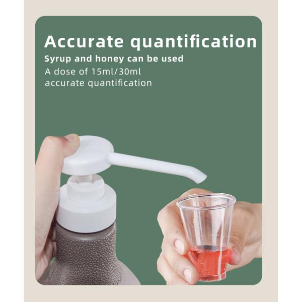 15cc 30cc ketchup Sauce Dispenser Pump For Food grade material UKR30 38-400 smooth closure