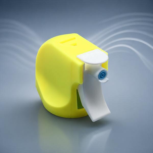 Chemical-Resistant Trigger Spray Actuator with Adjustable Nozzle and Extended Dip Tube for Industrial Aerosol Spray Gun