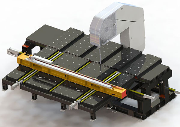 Плита и бар высокоскоростной машины ленточнопильного станка металла CNC вертикальной пиля алюминиевая