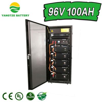Solar Lifepo4 Li Ion High Voltage Lithium Battery 96V 100Ah With LCD