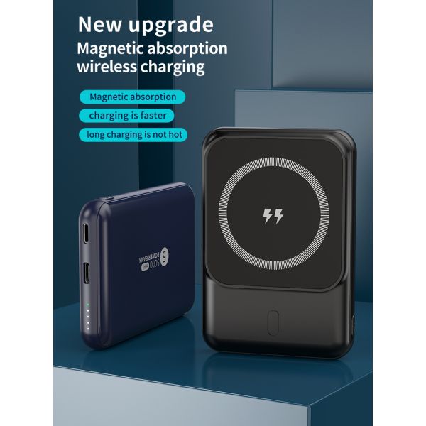 PD 20W Wireless Charging Power Bank Magnetic Charger 10000mah With Stand