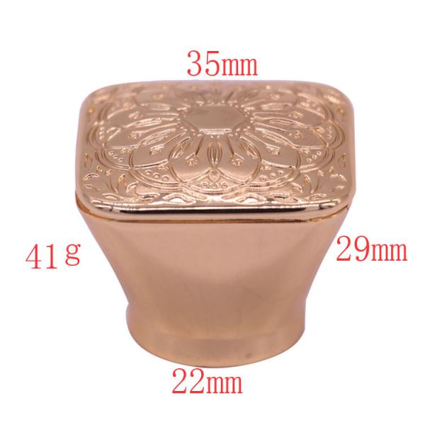 Мини золото нестандартной конструкции крышки духов Zamac крышки духов металла сияющее/мини крышка духов Zamac крышки духов металла