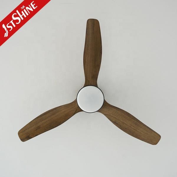 Customizado 42 polegadas ventilador de teto com luz 1stshine Solid Wood Blades OEM