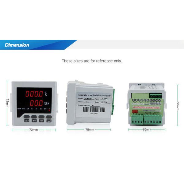 WSK302 72*72MM Digital Programmable Thermal Thermostat temperature And Humidity Controller With LED Display