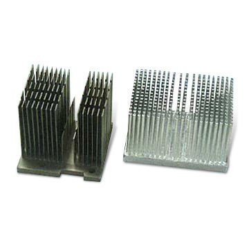 OEM / ODM Aluminium Die Castings Nature Color Forged Heat Sink For CPUs